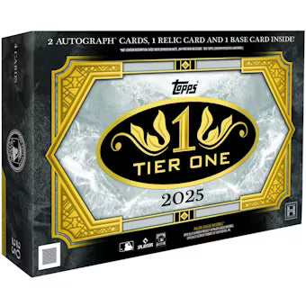 2025 Topps Tier 1 Baseball Hobby Box 12-box case